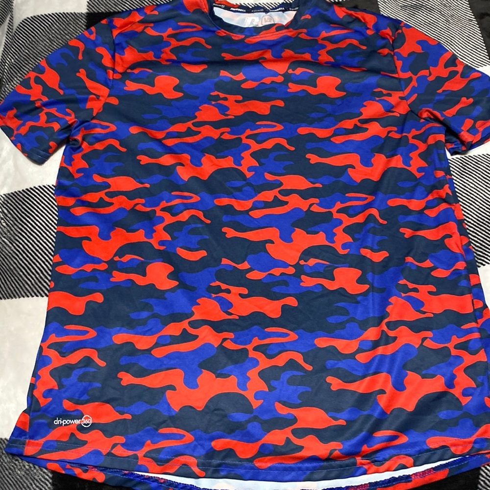 Brand russel size large colors red blue and black